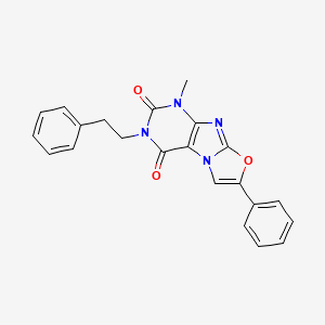 1-methyl-3-phenethyl-7-phenyloxazolo[2,3-f]purine-2,4(1H,3H)-dione