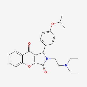2-(2-(Diethylamino)ethyl)-1-(4-isopropoxyphenyl)-1,2-dihydrochromeno[2,3-c]pyrrole-3,9-dione