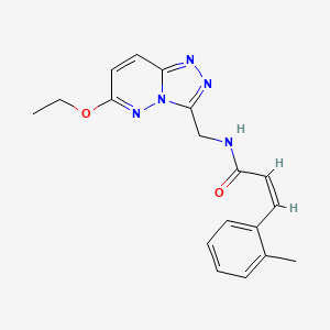 (Z)-N-((6-ethoxy-[1,2,4]triazolo[4,3-b]pyridazin-3-yl)methyl)-3-(o-tolyl)acrylamide
