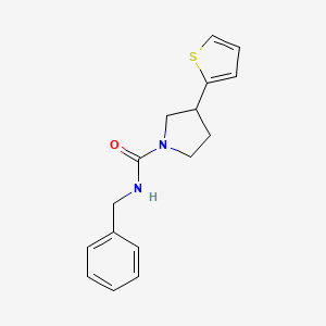 N-benzyl-3-(thiophen-2-yl)pyrrolidine-1-carboxamide