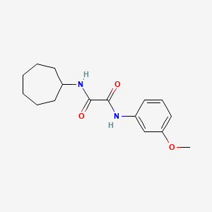 N-cycloheptyl-N'-(3-methoxyphenyl)oxamide