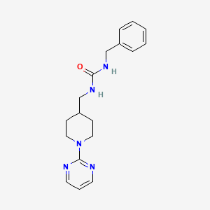 1-Benzyl-3-((1-(pyrimidin-2-yl)piperidin-4-yl)methyl)urea