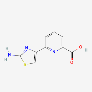 6-(2-Amino-1,3-thiazol-4-yl)pyridine-2-carboxylic acid