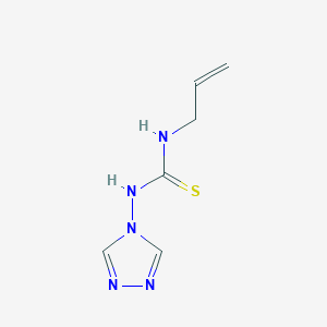 molecular formula C6H9N5S B2658664 N-allyl-N'-(4H-1,2,4-triazol-4-yl)thiourea CAS No. 301320-82-1