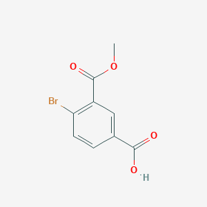molecular formula C9H7BrO4 B2658716 4-Bromo-3-(methoxycarbonyl)benzoic acid CAS No. 41684-08-6