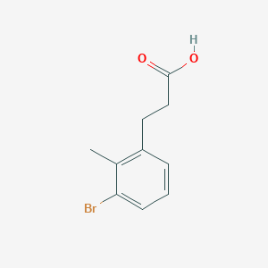 molecular formula C10H11BrO2 B2658718 3-(3-Bromo-2-methylphenyl)propanoic acid CAS No. 903557-47-1
