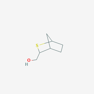 molecular formula C7H12OS B2658733 2-硫代双环[2.2.1]庚烷-3-基甲醇 CAS No. 2460750-47-2