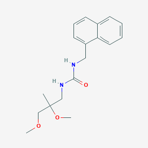 1-(2,3-Dimethoxy-2-methylpropyl)-3-(naphthalen-1-ylmethyl)urea