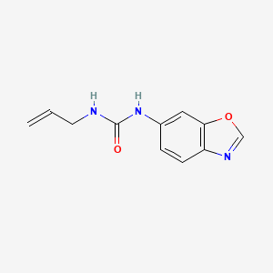 molecular formula C11H11N3O2 B2658816 N-allyl-N'-(1,3-benzoxazol-6-yl)urea CAS No. 860785-09-7