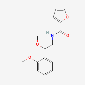 molecular formula C15H17NO4 B2658837 N-[2-methoxy-2-(2-methoxyphenyl)ethyl]furan-2-carboxamide CAS No. 1790197-92-0