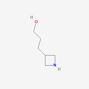 molecular formula C6H13NO B2658885 3-(Azetidin-3-yl)propan-1-ol CAS No. 1379377-40-8