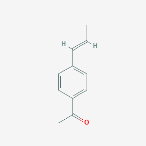 molecular formula C11H12O B026589 1-[4-[(E)-prop-1-enyl]phenyl]ethanone CAS No. 109586-46-1