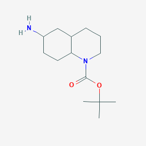 Tert-butyl 6-amino-3,4,4a,5,6,7,8,8a-octahydro-2H-quinoline-1-carboxylate