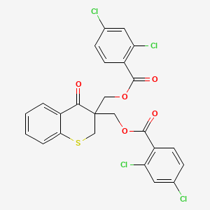 [3-[(2,4-dichlorobenzoyl)oxymethyl]-4-oxo-2H-thiochromen-3-yl]methyl 2,4-dichlorobenzoate
