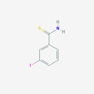 molecular formula C7H6INS B026590 3-Iodothiobenzamide CAS No. 106748-26-9