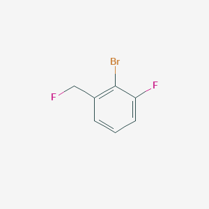 molecular formula C7H5BrF2 B2659010 2-Bromo-3-fluorobenzyl fluoride CAS No. 1214338-27-8; 2244088-41-1