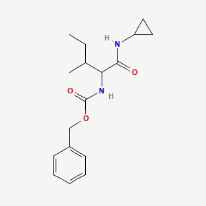 molecular formula C17H24N2O3 B2659236 Z-N-Cyclopropyl-L-Isoleucinamide CAS No. 1423037-26-6