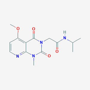 N-isopropyl-2-(5-methoxy-1-methyl-2,4-dioxo-1,2-dihydropyrido[2,3-d]pyrimidin-3(4H)-yl)acetamide
