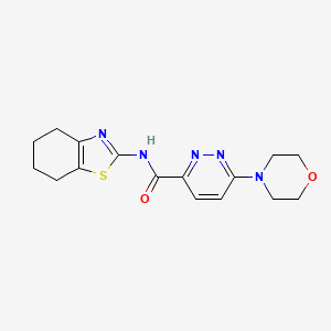 6-morpholino-N-(4,5,6,7-tetrahydrobenzo[d]thiazol-2-yl)pyridazine-3-carboxamide
