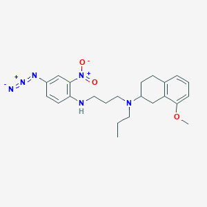 8-Methoxy-2-(N-n-propyl-N-3-(2-nitro-4-azidophenyl)aminopropyl)aminotetralin