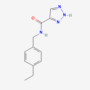 N-(4-ethylbenzyl)-1H-1,2,3-triazole-5-carboxamide