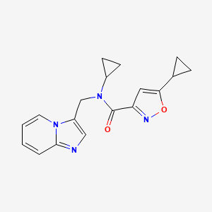 N,5-dicyclopropyl-N-(imidazo[1,2-a]pyridin-3-ylmethyl)isoxazole-3-carboxamide