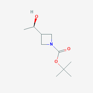 tert-Butyl 3-[(1R)-1-hydroxyethyl]azetidine-1-carboxylate