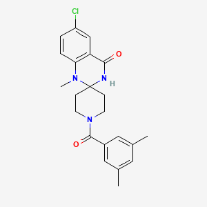 6'-chloro-1-(3,5-dimethylbenzoyl)-1'-methyl-1'H-spiro[piperidine-4,2'-quinazolin]-4'(3'H)-one