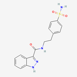 N-(4-sulfamoylphenethyl)-1H-indazole-3-carboxamide