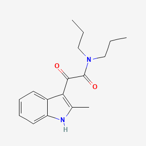 2-(2-methyl-1H-indol-3-yl)-2-oxo-N,N-dipropylacetamide