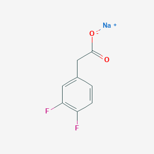 molecular formula C8H5F2NaO2 B2659545 Sodium 3,4-difluorophenylacetate CAS No. 1980064-70-7