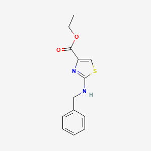 molecular formula C13H14N2O2S B2659549 Ethyl 2-(benzylamino)-1,3-thiazole-4-carboxylate CAS No. 126534-13-2