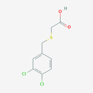 molecular formula C9H8Cl2O2S B2659551 [(3,4-Dichlorobenzyl)thio]acetic acid CAS No. 65051-00-5