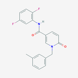 B2659604 N-(2,5-difluorophenyl)-1-(3-methylbenzyl)-6-oxo-1,6-dihydropyridine-3-carboxamide CAS No. 946310-45-8