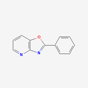 molecular formula C12H8N2O B2659608 2-Phenyloxazolo[4,5-b]pyridine CAS No. 52333-44-5