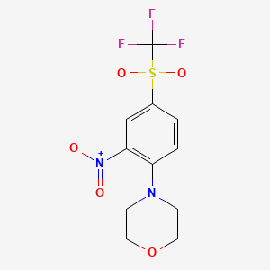 4-[2-Nitro-4-(trifluoromethylsulfonyl)phenyl]morpholine