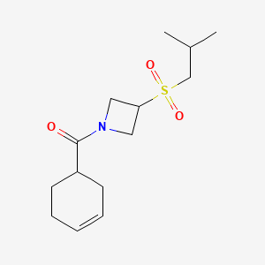 Cyclohex-3-en-1-yl(3-(isobutylsulfonyl)azetidin-1-yl)methanone