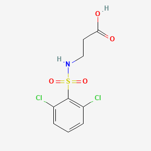 3-{[(2,6-Dichlorophenyl)sulfonyl]amino}propanoic acid