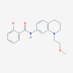 2-bromo-N-(1-(2-methoxyethyl)-1,2,3,4-tetrahydroquinolin-7-yl)benzamide