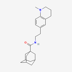 N-[2-(1-methyl-1,2,3,4-tetrahydroquinolin-6-yl)ethyl]adamantane-1-carboxamide
