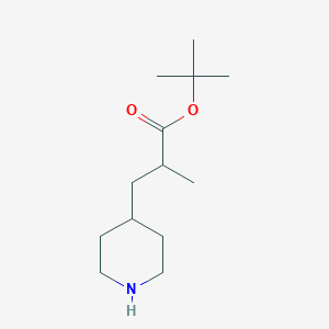 Tert-butyl 2-methyl-3-piperidin-4-ylpropanoate
