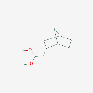 molecular formula C11H20O2 B2659767 2-(2,2-Dimethoxyethyl)bicyclo[2.2.1]heptane CAS No. 2411252-63-4