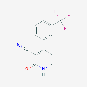 2-Hydroxy-4-[3-(trifluoromethyl)phenyl]nicotinonitrile