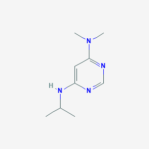 molecular formula C9H16N4 B2659800 N4,N4-dimethyl-N6-(propan-2-yl)pyrimidine-4,6-diamine CAS No. 1903399-57-4
