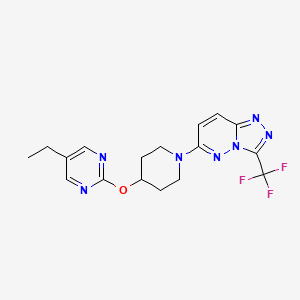 6-[4-(5-Ethylpyrimidin-2-yl)oxypiperidin-1-yl]-3-(trifluoromethyl)-[1,2,4]triazolo[4,3-b]pyridazine