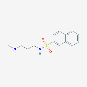 molecular formula C15H20N2O2S B2660020 N-[3-(dimethylamino)propyl]naphthalene-2-sulfonamide CAS No. 282720-12-1
