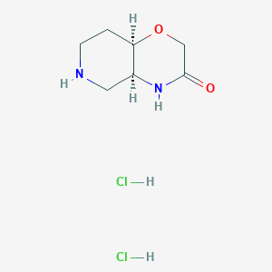 rac-(4aS,8aR)-Hexahydro-2H-pyrido[4,3-b][1,4]oxazin-3(4H)-one dihydrochloride