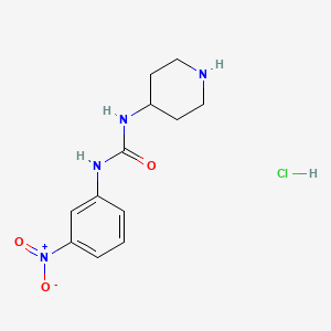 1-(3-Nitrophenyl)-3-(piperidin-4-yl)ureahydrochloride