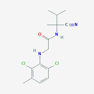 N-(1-cyano-1,2-dimethylpropyl)-2-[(2,6-dichloro-3-methylphenyl)amino]acetamide