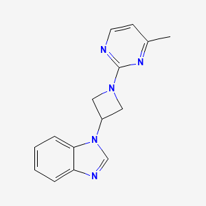 1-[1-(4-Methylpyrimidin-2-yl)azetidin-3-yl]benzimidazole